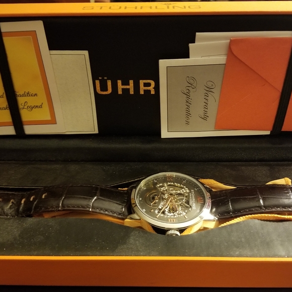 Stuhrling Original All Stainless Steel Automatic 20 Jewels